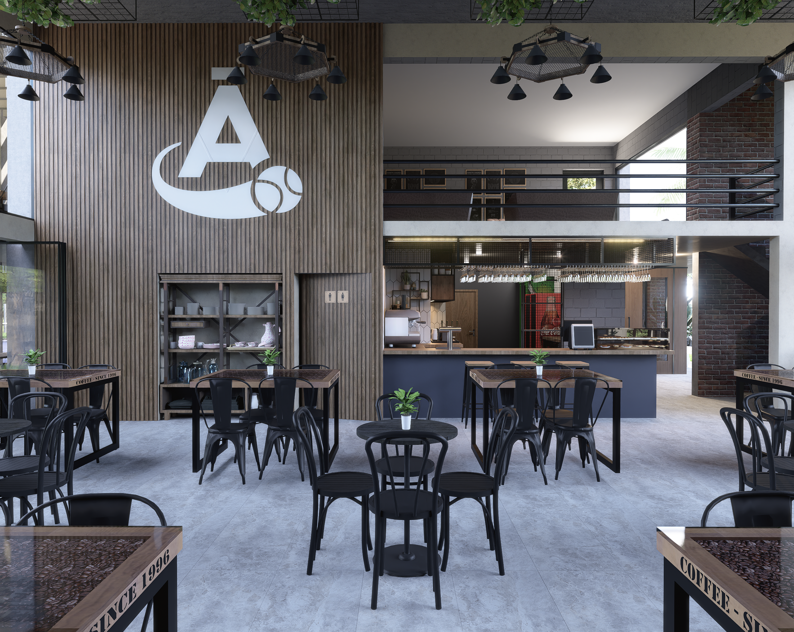 Interior del club